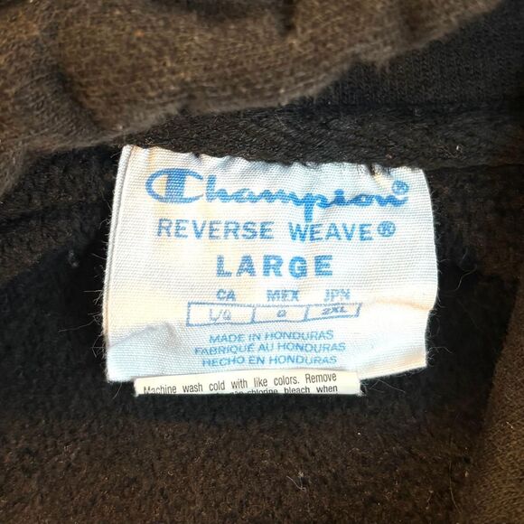 Retro Champion Fresh Donuts Reverse Weave Hoodie - Picture 4 of 8